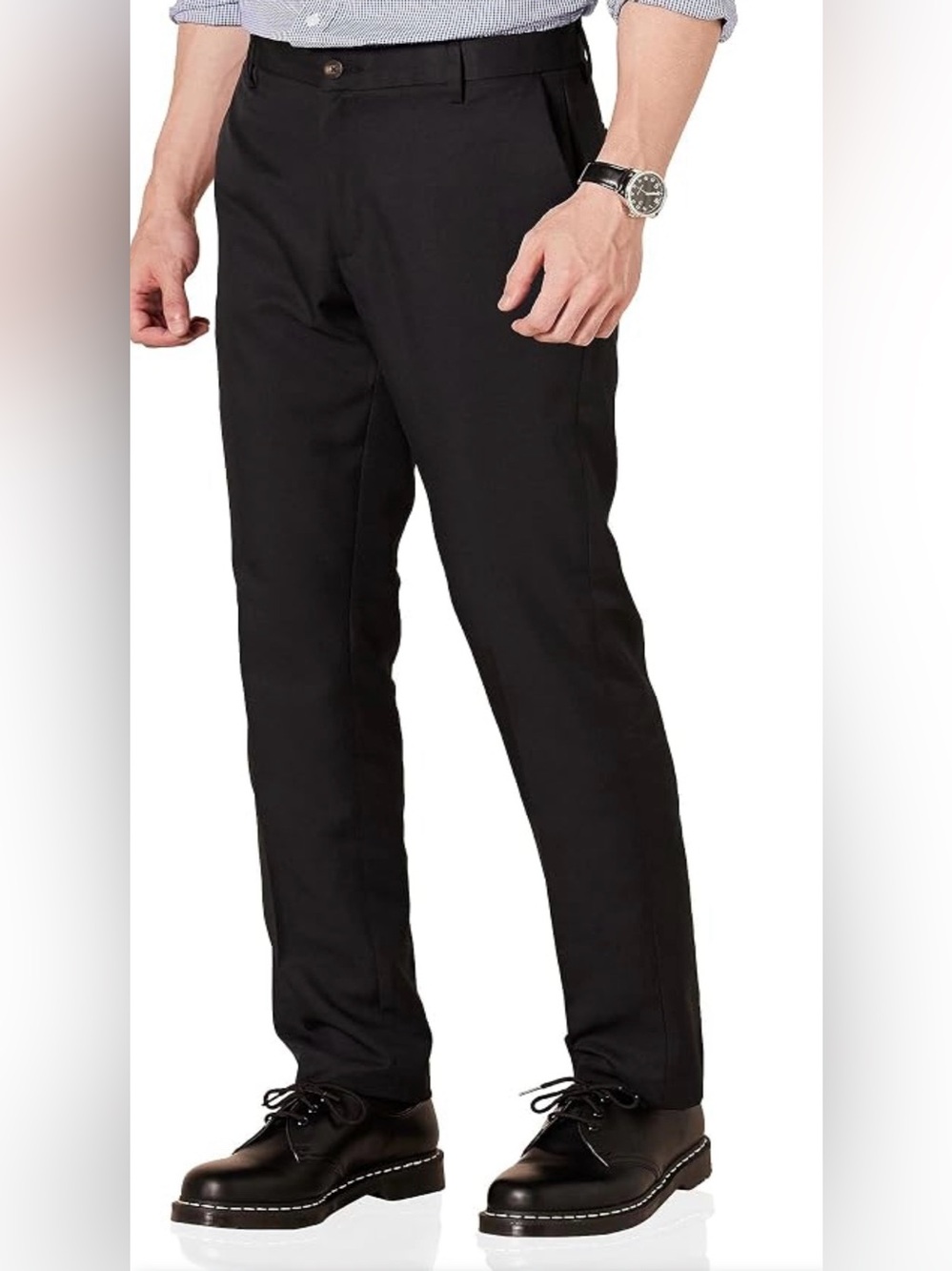 NWOT Amazon Essentials Men's Black Slim Dress Pants 30wx30L